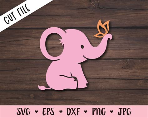 Download 825+ Baby Elephant Svg File Creativefabrica
